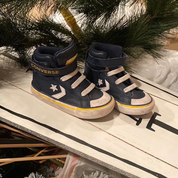 Converse hightop sneakers boots leather - Picture 2 of 5